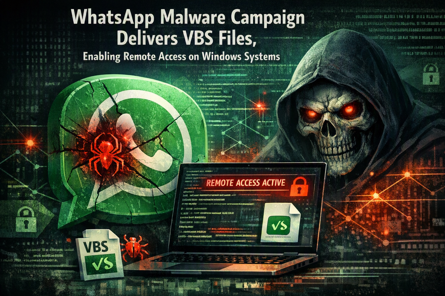 WhatsApp Malware Campaign Delivers VBS Files, Enabling Remote Access on Windows Systems